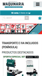 Mobile Screenshot of maquinariaparacarpintero.com